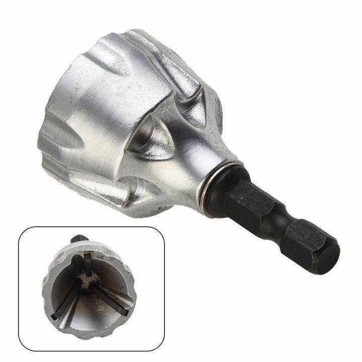 1pc 319mm External Chamfer Deburring Tool Extra Large Clean Bolt Ends Hex Shaft For Cleaning