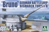 พลาสติก โมเดล ประกอบ  takom สเกล1/72 ‘Bruno’ German Battleship Bismarck Turret B