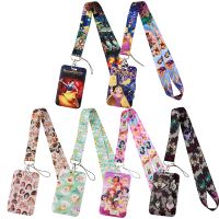 Disney Princess Characters Creative Lanyard Card Holder Student Hanging Neck Phone Lanyard Badge Subway ard Holder Accessories