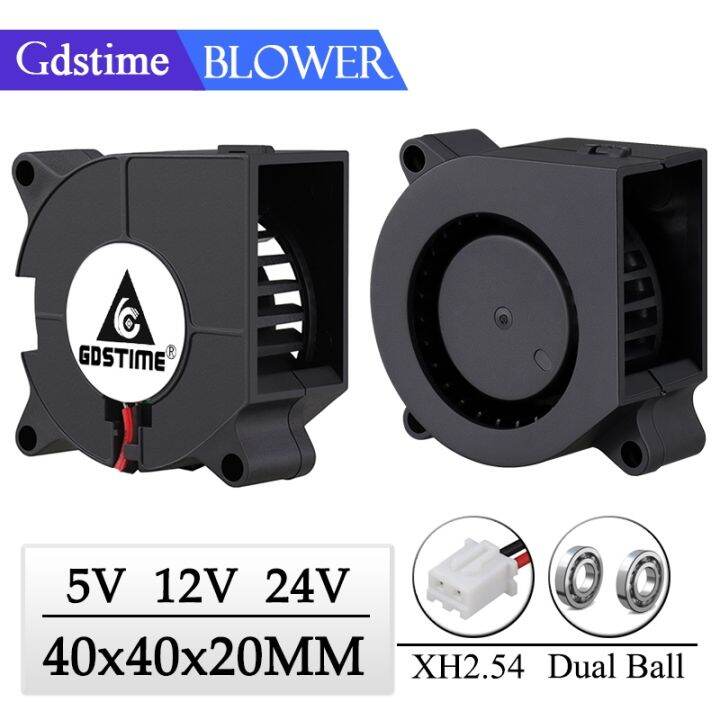 gdstime-dc-5v-12v-24v-40mmx20mm-40mm-axial-dual-ball-bearing-blower-fan-40x20mm-4cm-mini-3d-printer-turbo-blower-cooling-fan