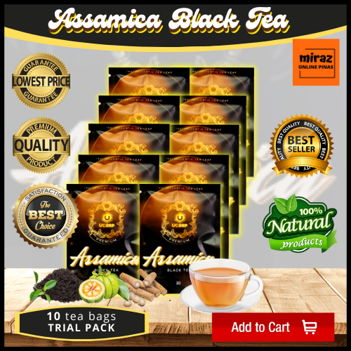 ASSAMICA BLACK TEA ORIGINAL (TRIAL PACK 10 TEA BAGS) 100 PURE