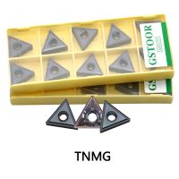 10PCS TNMG160404 TNMG160408 HA HS MS MA MQ JMS MF GM9030 เครื่องมือกลึงเครื่องมือกลึงคาร์ไบด์แทรก CNC สําหรับสแตนเลส