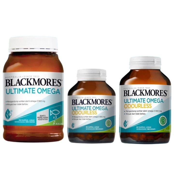 Blackmores Ultimate Omega Odourless 30/60/90 Lazada Indonesia