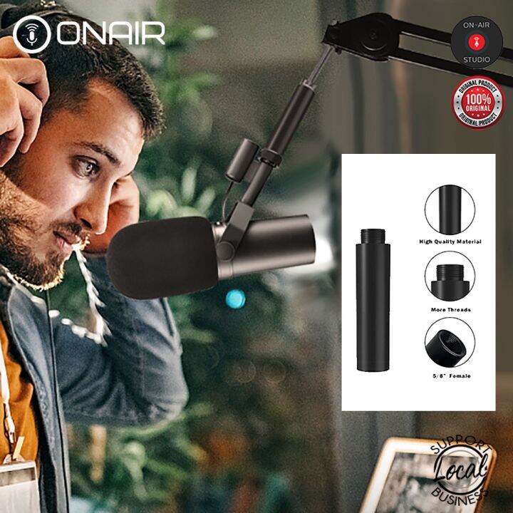 ONAIR Mic Stand Extension Tube For Boom arm or Desktop Stand Lazada PH