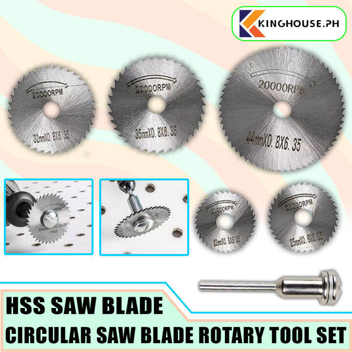 HSS High Speed Steel Saw Blades 6 PCS Set DIY Woodworking For Metal