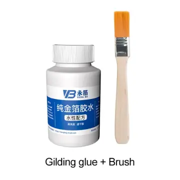 60ml Gilding Glue for Gold Leaf Foil Water-based Glue for Gold