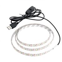 5V USB LED Strip Light SMD 2835 50 ซม.1M 2M 3M 4M 5M สีขาว/อบอุ่นสีขาว/สีแดง/สีฟ้า/สีเขียว IP21 แสงแบบยืดหยุ่นริบบิ้นเทป Backlight-asferttyre