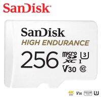 Sandisk ไมโคร SD 128GB 64GB การ์ด Micro SD XC วิดีโอทนทานสูงคลาส10 U3 4K 32GB การ์ดหน่วยความจำแบบแฟลชจิกะไบต์256 Micro SD สำหรับกล้องหน้ารถ