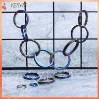 YESHE 1/2pcs 10~32mm โลหะผสมไททาเนียม แคมป์ปิ้งท่องเที่ยวสินค้า พวงกุญแจ พวงกุญแจ EDC ที่ยึดแบบพกพา หัวเข็มขัด