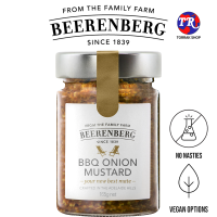 Beerenberg BBQ Onion Mustard เบียร์เรนเบิร์ก บีบีคิว ออเนียน มัสตาร์ด 165g.