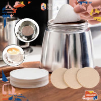 ?พร้อมส่ง? กระดาษกรองกาแฟ กระดาษกรอง สำหรับ หม้อต้มกาแฟ Moka Pot Paper Filter โมก้าพอท กรองกาแฟ กรองผงกาแฟ กาแฟบด 100แผ่น/200แผ่น