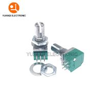 5pcs RK097G 1K 5K 10K 20K 50K 100K 500K B1K B5K B10K B100K with a switch audio 6pin shaft 15mm amplifier sealing potentiometer