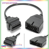 yangguangxin GM 12 PIN TO obdi OBDII 16 PIN CONNECTOR ADAPTER Car Motor diagnostic TOOL CABLE