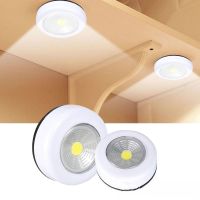 Self Adhesive Wireless Wall Lamp COB LED Under Cabinet Light Wardrobe Cupboard Drawer Closet For Bedroom Kitchen Night Light Night Lights