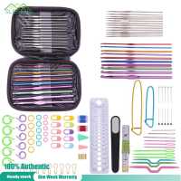 22pcs Yarn Crochet Needles Set Art Craft Yarn Weave Set Handmade Portable Practical Stainless Steel Durable Knitted Craft Kit