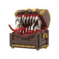 MOC Mimics Chest Game Box Treasure Monster Protect Bricks Model Kit The Animals DIY Building Blocks Toys For Children Gifts