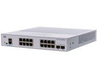 Gigabit Switching Hub 16 Port CISCO CBS250-16T-2G-EU (10,+2 SFP)