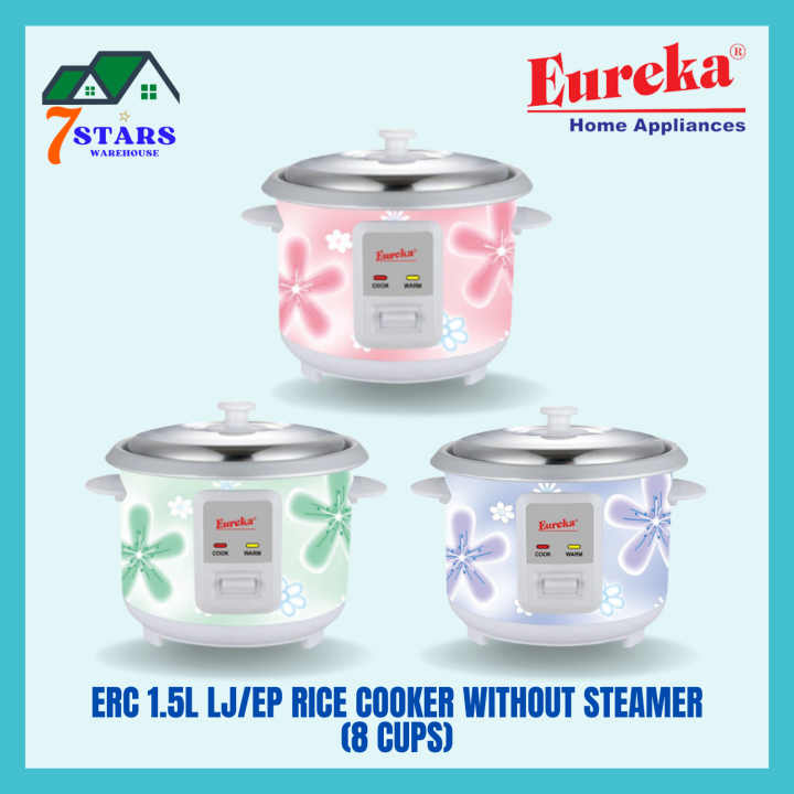 EUREKA RICE COOKER 1.5 LJ/EP (ERC 1.5LJ/EP) 8 CUPS 7 STARS WAREHOUSE