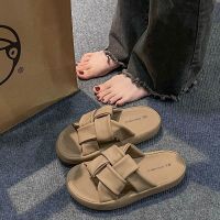 French High-End Sandals Women Fashionable Outer Wear 2023 New Internet Celebrity And Thick-Soled Beach