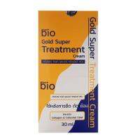 ใหม่ Green Bio gold super treatment กรีนไบโอ *โกลด์ ซุปเปอร์* ทรีทเม้นท์ ครีม สูตรผมแห้งเสีย แตกปลาย ผ่านการยืดดัดย้อม สูตรเข้มข้น (บรรจุ12ซอง/กล่อง)