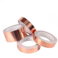 5/10/20mm Copper Foil Tape 20 Meters Single Side Conductive Strip Adhesive EMI Shielding Heat Resist Tape Barrier Repellent 2021