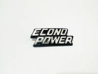 โลโก้ติดบังลมECONO POWER พลาสติกชุบ L7