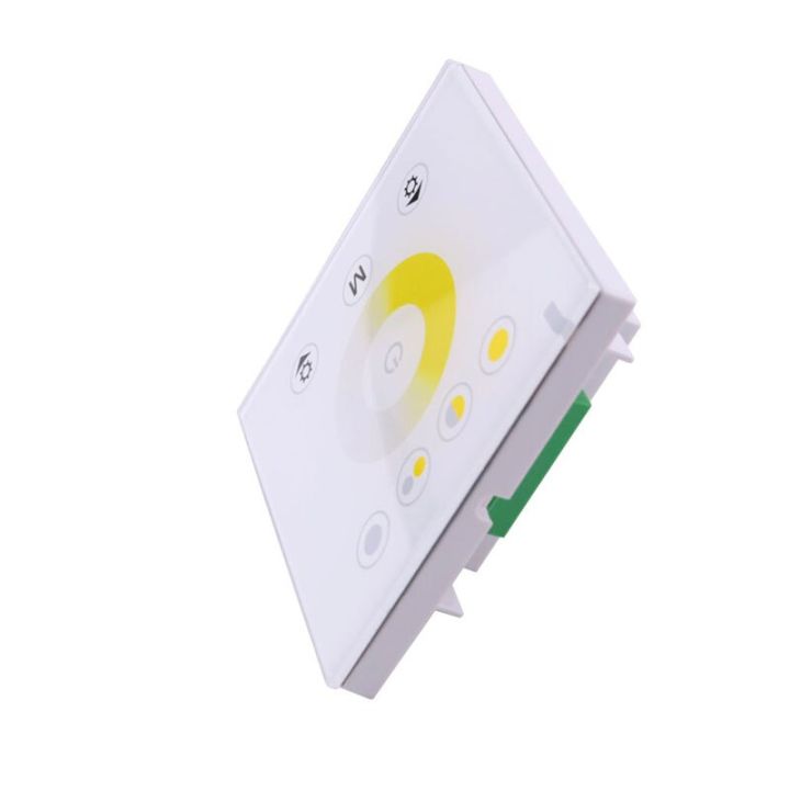 led-dimmers-สวิทช์-dc12v-dc24v-dual-สีปิดควบคุมระบบสัมผัสหน้าจอ-wall-mount-สำหรับ12โวลต์-smd-5050-5630แถบไฟ-led-light