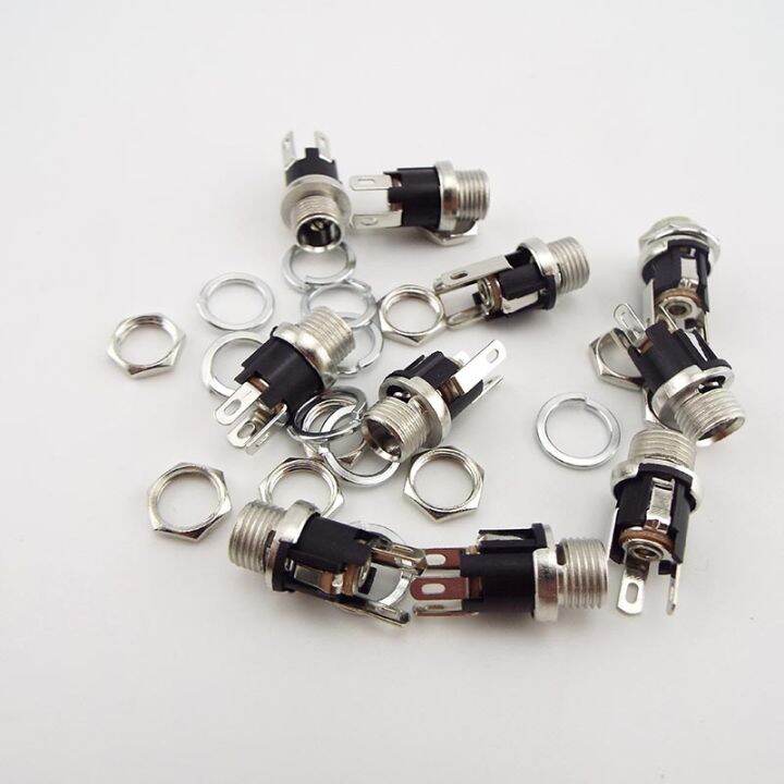 qkkqla-5-5-x-2-1mm-dc-power-jack-panel-mount-terminal-3-pin-5-5-2-1mm-dc-female-socket-supply-electrical-dc-jack-connector