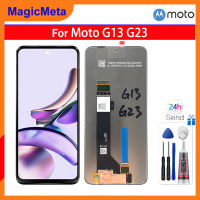 MagicMeta ของแท้สำหรับ Motorola Moto G13/Moto G23อะไหล่จอแสดงผล LCD หน้าจอสัมผัสตัวประกอบดิจิตอลสำหรับ Motorola Moto G13 G23