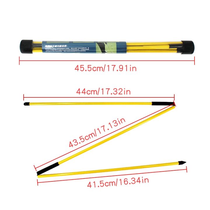 อุปกรณ์ช่วยฝึกที่วางไม้การจัดตำแหน่งกอล์ฟ2ชิ้น48-พัฒนาคะแนนลูกบอลทักษะตำแหน่งเครื่องบินไฟเบอร์กลาสสีส้ม