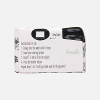 Single-Use Film Camera Disposable Film Camera with 17 Pieces Films F/8 28mm Lens for Wedding Party Gathering Outdoor Use