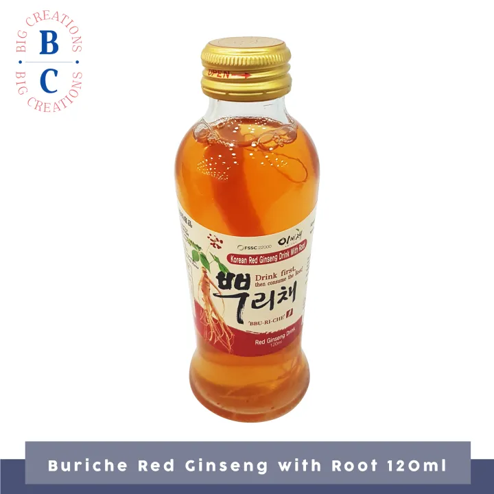 Korean Red Ginseng with Root Drink 120ml Lazada PH