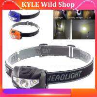 KYLE Wild Shop High Power Mini LED Headlamp Frontal Flashlight AAA Battery Small Head Light Lamp Torches Headlight Lantern For Camping