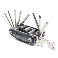 【YF】 Multi 16 in 1 Usage Bike Bicycle Repair Tools Kit Hex Wrench Nut Tire repair Allen Key Screwdriver Socket Extension Rod