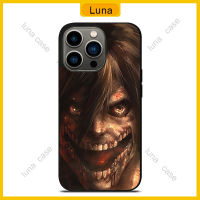 Anime Attack On Titan Phone Case for iPhone 14 Pro Max / iPhone 13 Pro Max / iPhone 12 Pro Max / Samsung Galaxy Note 20 / S23 Ultra Anti-fall Protective Case Cover 262