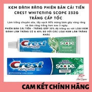 Kem đánh răng Crest Complete Extra Whitening Scope 232G 184G