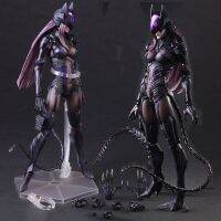 อะนิเมะแบทแมนศิลปะการเล่นหลากหลายไก่คอสตูมDC Comic โดย TETSUYA NOMURA Catwoman ตุ๊กตาขยับแขนขาได้26ซม. ของสะสม PVC โมเดลเคลื่อนไหวตุ๊กตาของเล่น