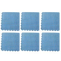 6Pcs Anti-Slip Splicing Pvc Bathroom Toilet Kitchen Floor Mat Non Slip Mat Toilet Floor Mat 30X30CM