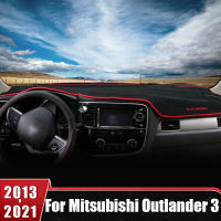 สำหรับ Mitsubishi Outlander 3 III 2013 2014 2015 2016 2017 2018 2019 2020 2021รถ Dashboard หลีกเลี่ยง Light Mat Anti-UV อุปกรณ์เสริม