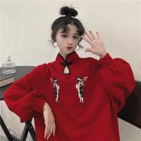 Cheongsam Chinese Dress Qipao Robe Vintage Femme Kimono Streetwear Oversize Dress Asian Clothes 2020 Spring Womens Clothes 10160