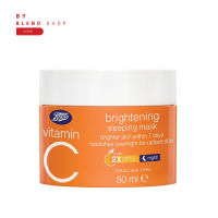 เฉพาะกลางคืน | ไบรท์นิ่ง สลีพปิ้ง มาส์ก | Boots vitaminc brightening sleeping mask 50ml.