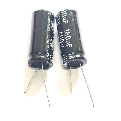 10pcs 180uF 400V 180MFD 400WV 18*40mm Aluminum Electrolytic Capacitor Radial Electrical Circuitry Parts