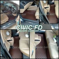 พรมปูพื้น CIVIC FD ลายVIP ตรงรุ่น เต็มคัน พรมรถยนต์ พร้อมส่งทุกสี