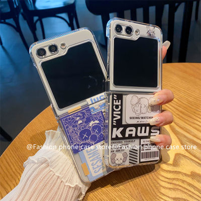 Phone Case เคส Samsung Galaxy Z Flip5 Flip4 Fold5 Fold4 Flip3 Fold3 5G เคสนิ่มกันกระแทกลายการ์ตูนสุดเท่2023