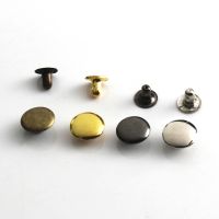 【YF】 100sets 3mm 10mm Metal Cap Rivets Studs Round Rivet for Leather Garments Hat Shoes Collar