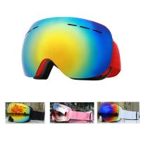 Adults Ski Goggle Mask for Men Women Double Lens Anti-fog UV Snowboard Glasses Winter Sports Snow Mountaineering Mask Eyewear