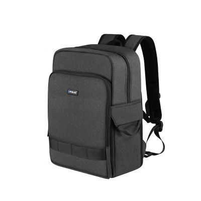 PULUZ 1 PCS Outdoor Portable Camera Dual Shoulders Backpack with Comfortable Soft Handle Shoulder Straps Travel Camera Bag