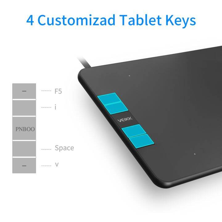 yf-pnboo-pn640-graphics-drawing-tablet-6x4-inch-active-area-8192-levels-pressure-tilt-function-board-w-battery-free-stylus