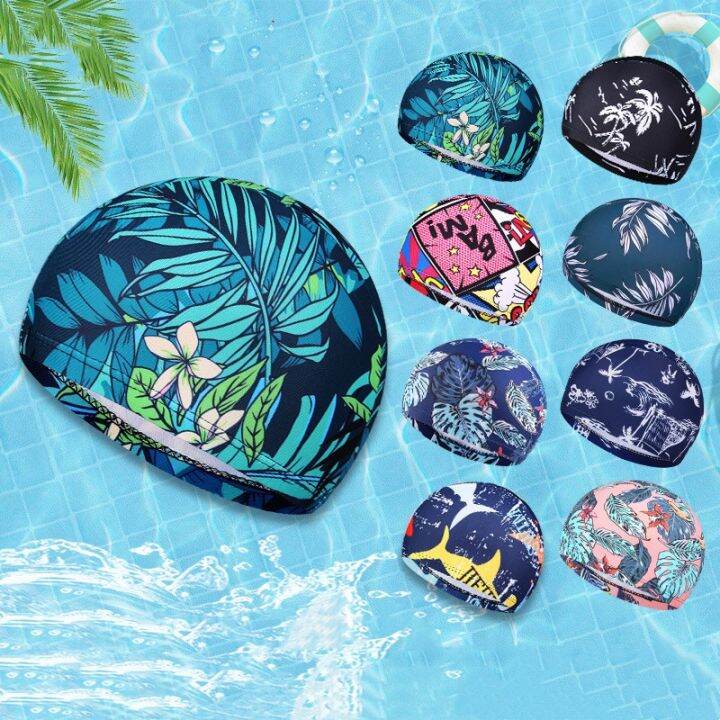 cw-fashion-print-drying-fabric-ears-hair-swim-pool-hat-cap-size-for-men-amp-adults