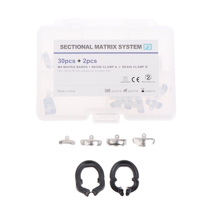 dental-sectional-m4-matrix-band-resin-clamping-seperating-ring-dentist-set